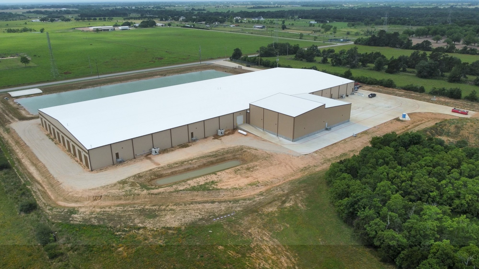 Berts Beans distribution center in Waller, Texas